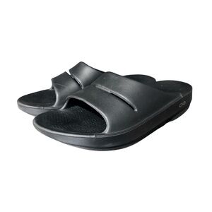 OOFOS OOahh Men's Slide Recovery Sandal Black Men’s Size 7